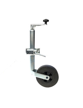 Ruota JOCKEY TELESCOPICO DIAMETRO 200MM TUBO 42 MM CARICO 100 KG ALLA FRECCIA