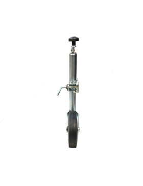 Ruota JOCKEY TELESCOPICO DIAMETRO 200MM TUBO 42 MM CARICO 100 KG ALLA FRECCIA
