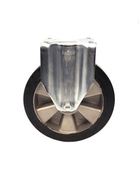 ROULETTE MANUTENTION RENFORCÉE FIXE CAOUTCHOUC S77AS DIAMÈTRE 250MM