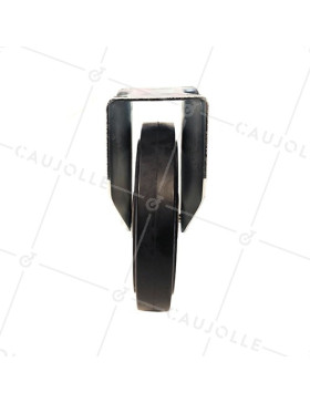 ROULETTE MANUTENTION RENFORCÉE FIXE CAOUTCHOUC S77AS DIAMÈTRE 250MM