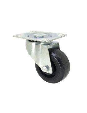 Ruota ELASTICA RESISTENTE AL CALORE DIAMETRO 80 MM CARICO 80 KG