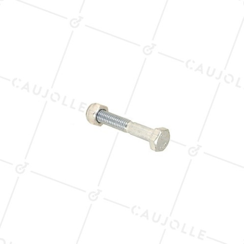 BULLONE + DADO INDESSERABILE DIAMETRO 6MM LUNGHEZZA 40MM • Caujolle