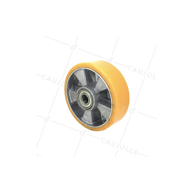 Ruota POLIURETANICA INDUSTRIALE DIAMETRO 160 MM ASSE 20 MM S2013
