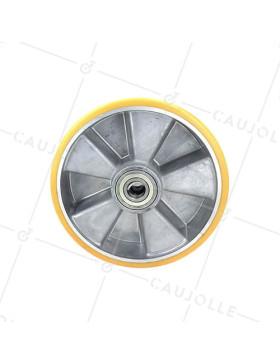 Ruota POLIURETANO INDUSTRIALE DIAMETRO 200 MM ASSE 20 MM S2013