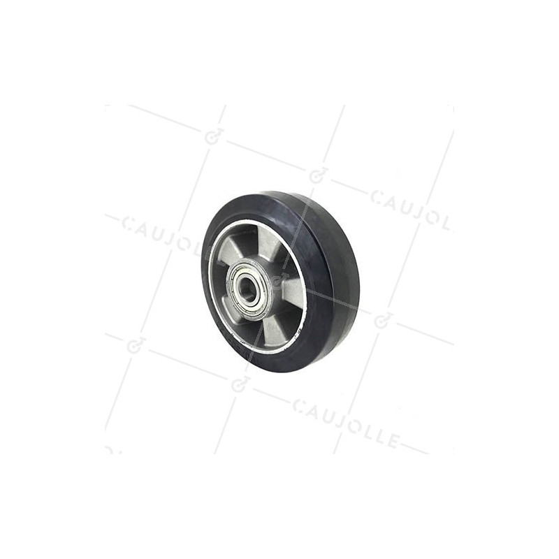 Ruota INDUSTRIALE AD ASSORBIMENTO DEI COLPI DIAMETRO 160 MM ASSE 20 MM S2014