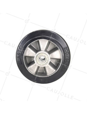 Ruota INDUSTRIALE AD ASSORBIMENTO DEI COLPI DIAMETRO 200 MM ASSE 20 MM S2014