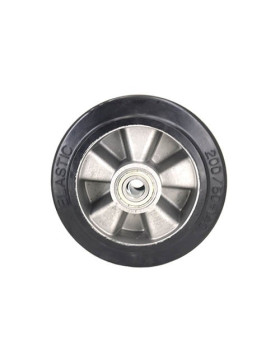 Ruota INDUSTRIALE AD ASSORBIMENTO DEI COLPI DIAMETRO 200 MM ASSE 20 MM S2014
