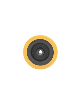 Ruota DI MANUTENZIONE PVC GIALLO DIAMETRO 65 MM ASSE 8 MM S2300E
