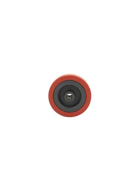 Ruota DI MANUTENZIONE PVC ROSSO DIAMETRO 65 MM ASSE 8 MM S2300E