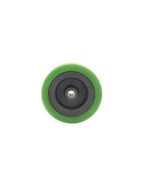 Ruota DI MANUTENZIONE PVC VERDE DIAMETRO 65MM ASSE 8 MM S2300E