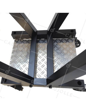 CARRELLO PORTA LEGNA DESIGN NERO