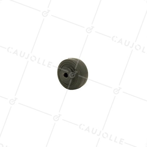 Ruota GOMMA DIAMETRO 30 MM CARICO 15 KG ASSE 4 MM - S2400C 30 • Caujolle