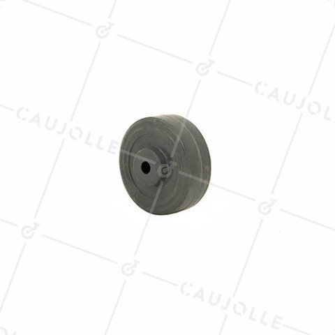 Ruota GOMMA DIAMETRO 42 MM CARICO 20 KG ASSE 5 MM - S2400C 42 A5 • Caujolle