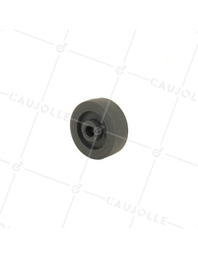 Ruota PVC DIAMETRO 42 MM CARICO 20 KG ASSE 8 MM - S2400C 42 A8 • Caujolle