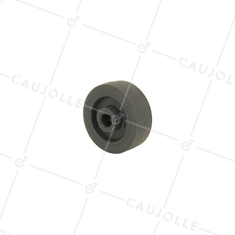 Ruota PVC DIAMETRO 42 MM CARICO 20 KG ASSE 8 MM - S2400C 42 A8 • Caujolle