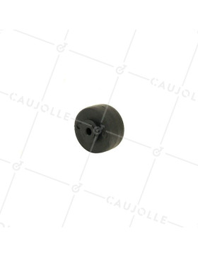 Ruota IN POLIPROPILENE NERO DIAMETRO 30 MM CARICO 20 KG ASSE 4 MM - S2400 NERO • Caujolle