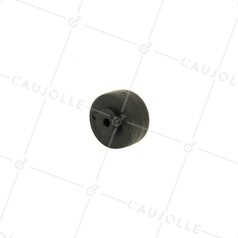 Ruota IN POLIPROPILENE NERO DIAMETRO 30 MM CARICO 20 KG ASSE 4 MM - S2400 NERO • Caujolle