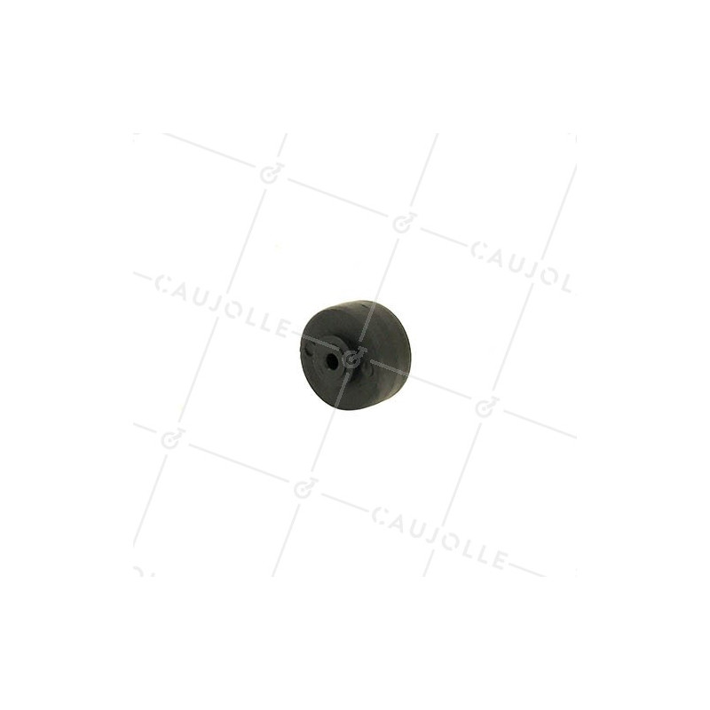 Ruota IN POLIPROPILENE NERO DIAMETRO 30 MM ASSE 4 MM S2400 GALSOC