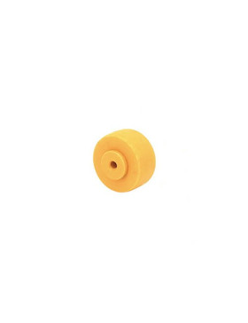 Ruota IN POLIPROPILENE ARANCIONE DIAMETRO 30 MM ASSE 4 MM S2400