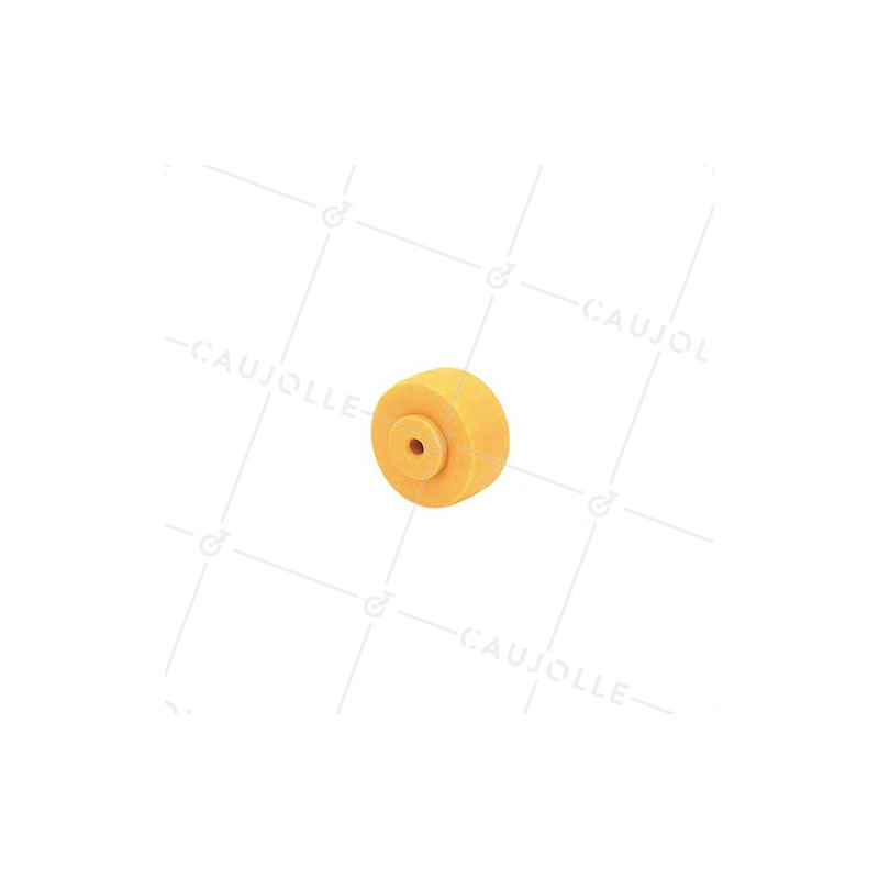 Ruota IN POLIPROPILENE ARANCIONE DIAMETRO 30 MM ASSE 4 MM S2400