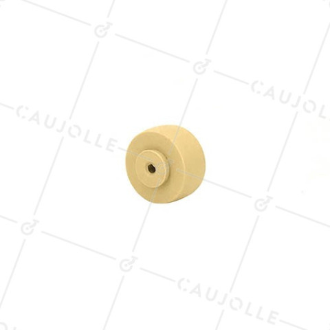 Ruota IN POLIPROPILENE AVORIO DIAMETRO 30 MM CARICO 15KG ASSE 4 MM - S2400 • Caujolle
