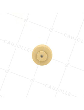 Ruota IN POLIPROPILENE AVORIO DIAMETRO 30 MM ASSE 4 MM S2400
