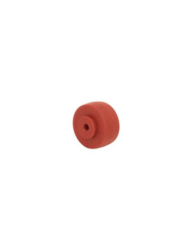 Ruota IN POLIPROPILENE ROSSO DIAMETRO 30 MM ASSE 4 MM S2400