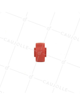 Ruota IN POLIPROPILENE ROSSO DIAMETRO 30 MM ASSE 4 MM S2400
