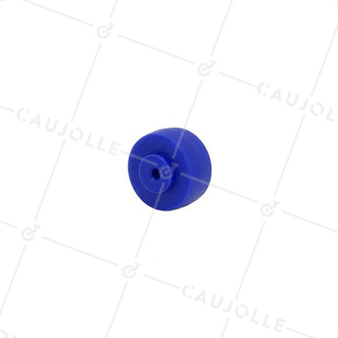 Ruota IN POLIPROPILENE BLU DIAMETRO 30 MM CARICO 15 KG ASSE 4 MM - S2400 • Caujolle