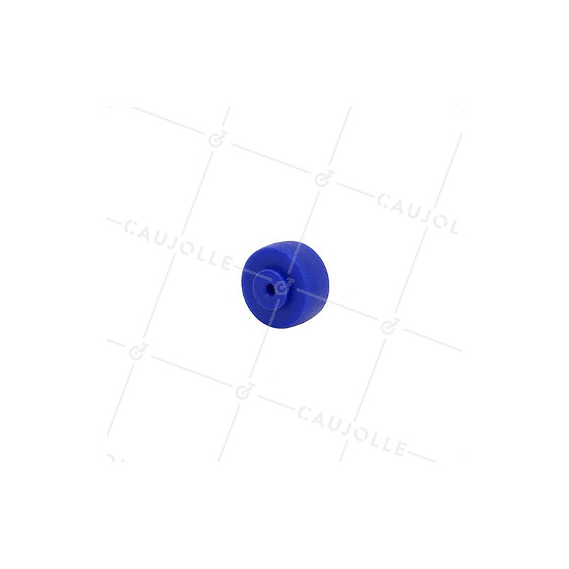 Ruota IN POLIPROPILENE BLU DIAMETRO 30 MM ASSE 4 MM