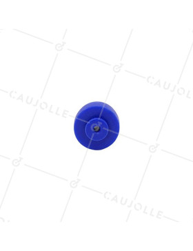 Ruota IN POLIPROPILENE BLU DIAMETRO 30 MM ASSE 4 MM