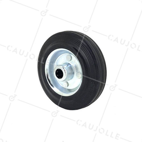 Ruota DI MANUTENZIONE DIAMETRO 125MM CARICO 100KG ASSE 15 MM - S2300125L • Caujolle