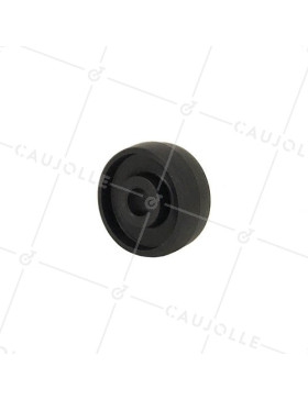 Ruota PLASTICA DIAMETRO 35 MM CARICO 35 KG ASSE 8 MM - GALSOC • Caujolle