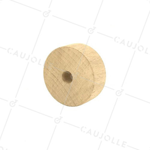 Ruota IN LEGNO DIAMETRO 50 MM CARICO 50 KG ASSE 10 MM • Caujolle
