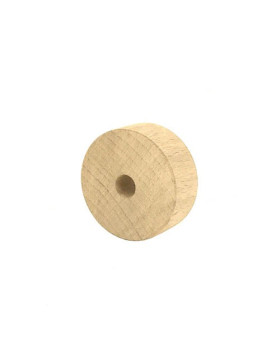 Ruota d'arredamento in legno di diametro 50mm