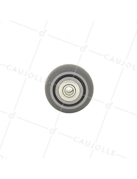 Ruota GOMMA FLESSIBILE CON Cuscinetto A SFERE DIAMETRO 50 MM ASSE 8 MM S15/50RB