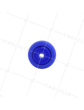 Ruota trasportatore blu in T per l'industria alimentare