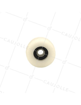 Ruota PER VETRINA SCORREVOLE DIAMETRO 40 MM ASSE 8 MM