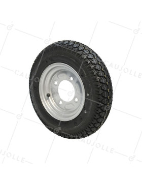 Ruota DI Rimorchio STRADALE DIAMETRO 382 MM CARICO 170 KG CARICO 170KG ASSE 85 MM- S2921 • Caujolle