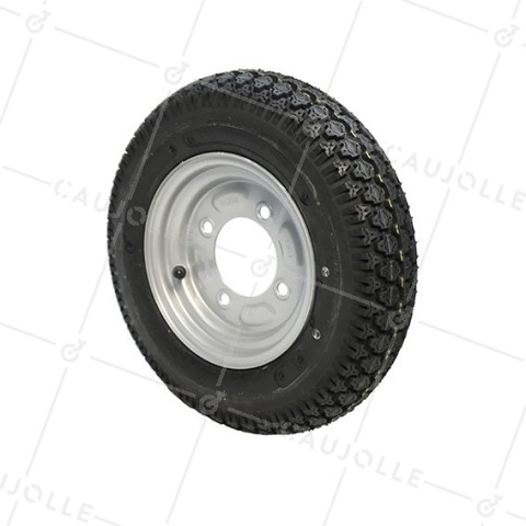Ruota DI Rimorchio STRADALE DIAMETRO 382 MM CARICO 170 KG CARICO 170KG ASSE 85 MM- S2921 • Caujolle