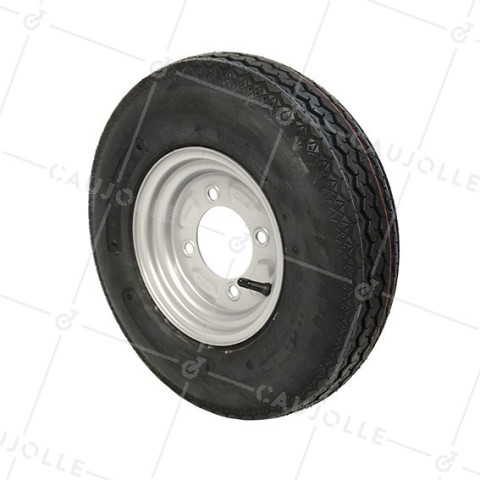 Ruota DI Rimorchio STRADALE PREMIUM DIAMETRO 414 MM CARICO 265KG ASSE 85 MM - S2921 • Caujolle