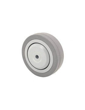 Ruota di movimentazione in gomma con mozzo a sfera diametro 100 mm