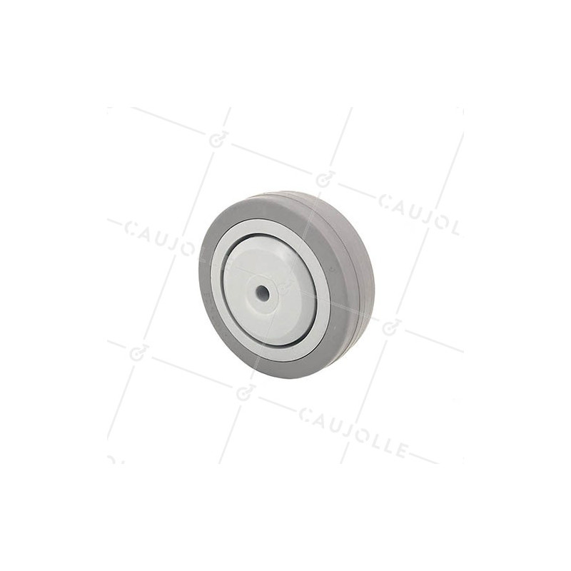 Ruota di movimentazione in gomma con mozzo a sfera diametro 100 mm