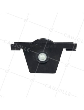 Ruota DI PORTA NERA DA INCASSO SUPER RESISTENTE A Gola TRIANGOLARE DIAMETRO 80 MM CARICO 600KG - MTSPE GV80 NERA