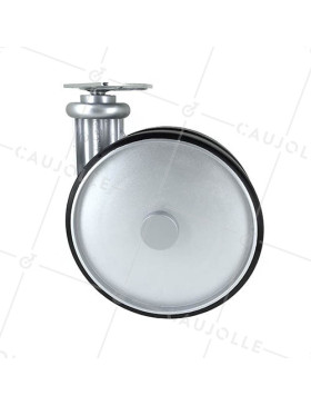 Ruota DESIGN GRIGIO PER DIVANO DIAMETRO 185 MM CARICO 80 KG - TWINNED180P