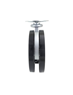 Ruota DESIGN GRIGIO PER DIVANO DIAMETRO 185 MM CARICO 80 KG - TWINNED180P