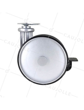 Ruota DESIGN GRIGIO PER DIVANO DIAMETRO 185 MM CARICO 80 KG - TWINNED180P/AF