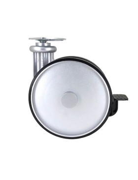Ruota DESIGN GRIGIO PER DIVANO DIAMETRO 185 MM CARICO 80 KG - TWINNED180P/AF