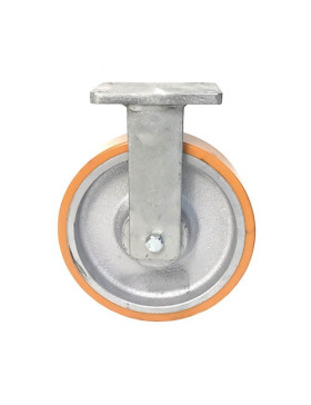 Ruota FISSA IN POLIURETANO DIAMETRO 300 MM CARICO 2000KG - STEC 300FISSO