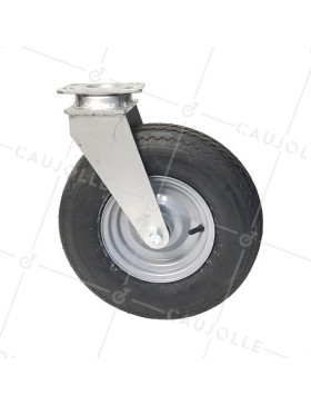 Ruota GONFIABILE DI GRANDI DIMENSIONI DIAMETRO 414 MM CARICO 300 KG - S20-1-400PIV
